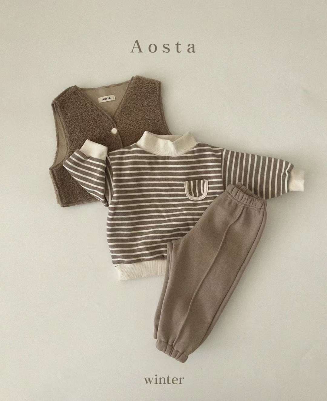 AOSTA 2022♡Jogger Pants 韓國童裝褲0~5Y (4色)