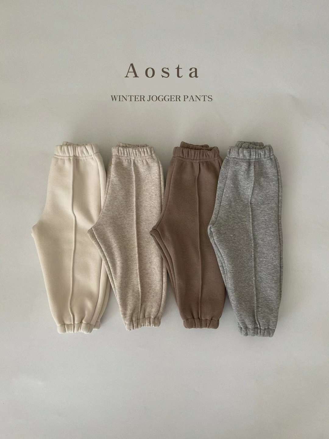 AOSTA 2022♡Jogger Pants 韓國童裝褲0~5Y (4色)