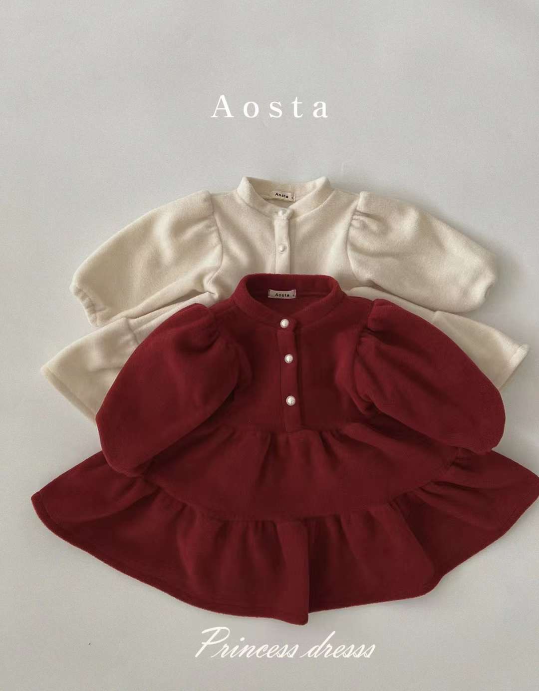 AOSTA 2022♡Princess dress 韓國童裝連身裙0-5Y (2色)