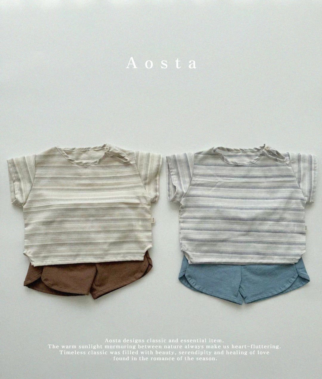 AOSTA 2024♡Logan Shirt 韓國童裝上衣 0~5Y (2色)