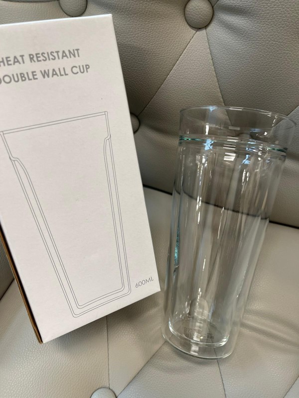 HEAT RESISTANT DOUBLE WALL CUP 耐熱雙層杯 600ml 