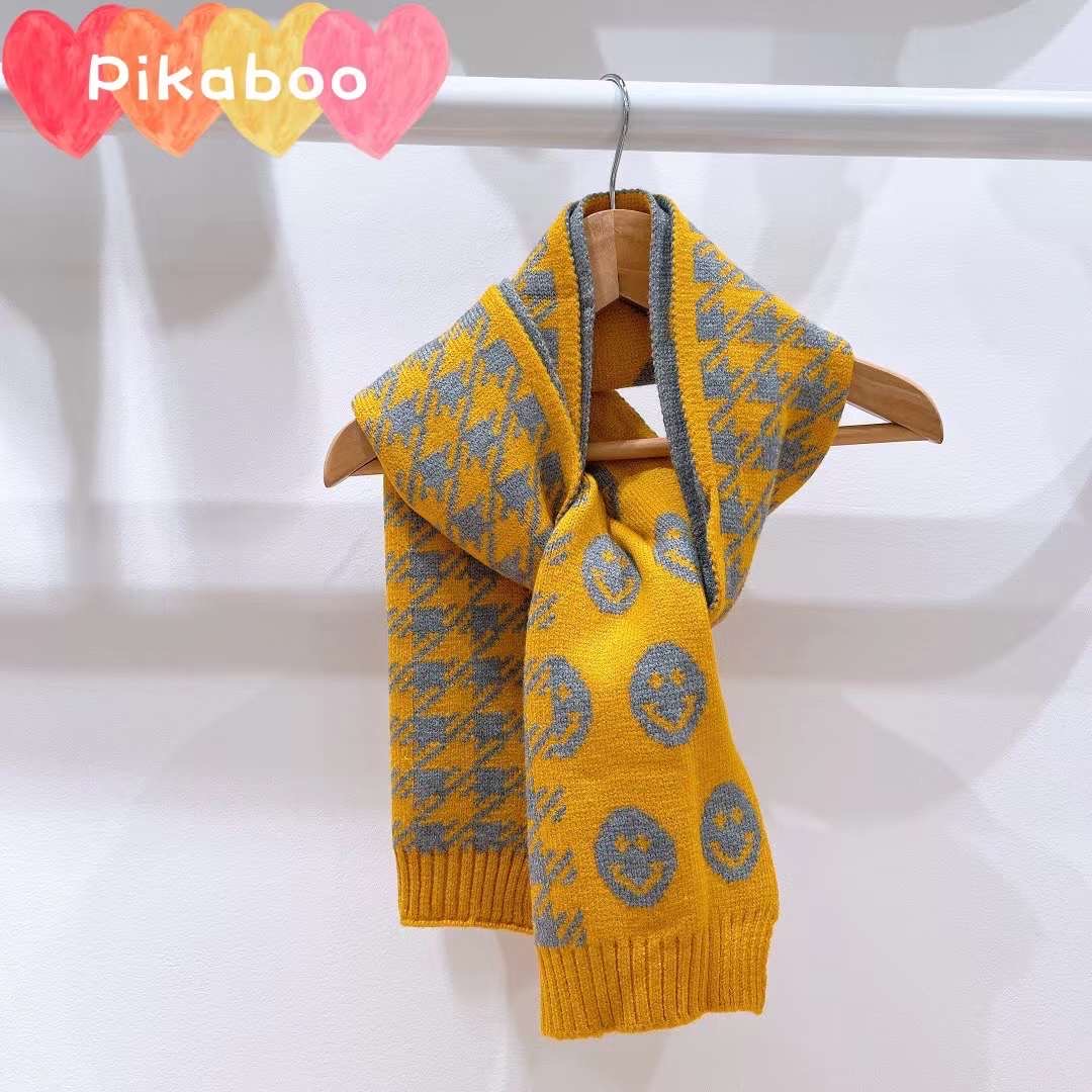 PIKABOO 可愛笑臉圍巾 (5色)