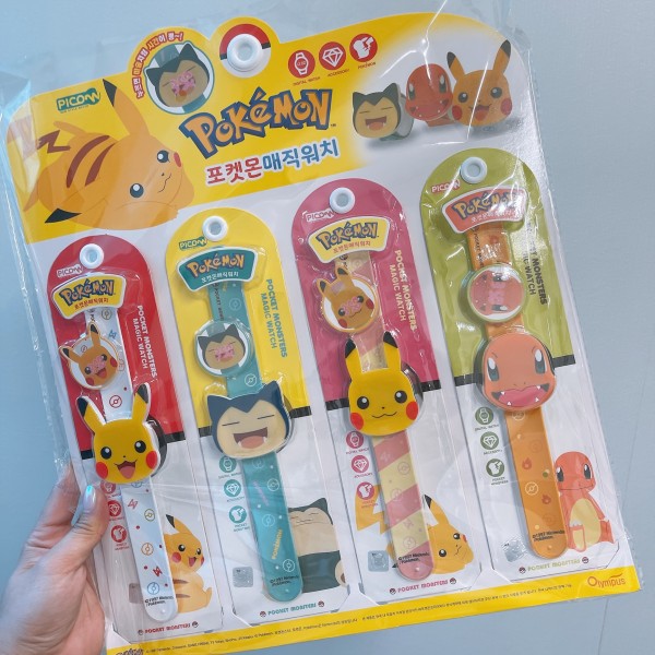 韓國直送-Pokemon 造型拍拍兒童電子手錶 (1件)  (款式隨機)