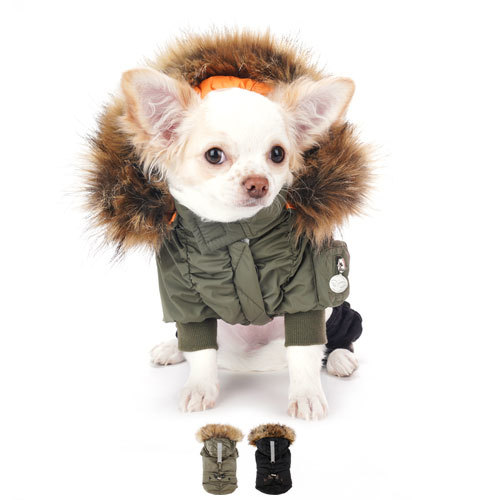 puppyangel - [OW522] Military Parka♡寵物禦寒衣 (2 color)