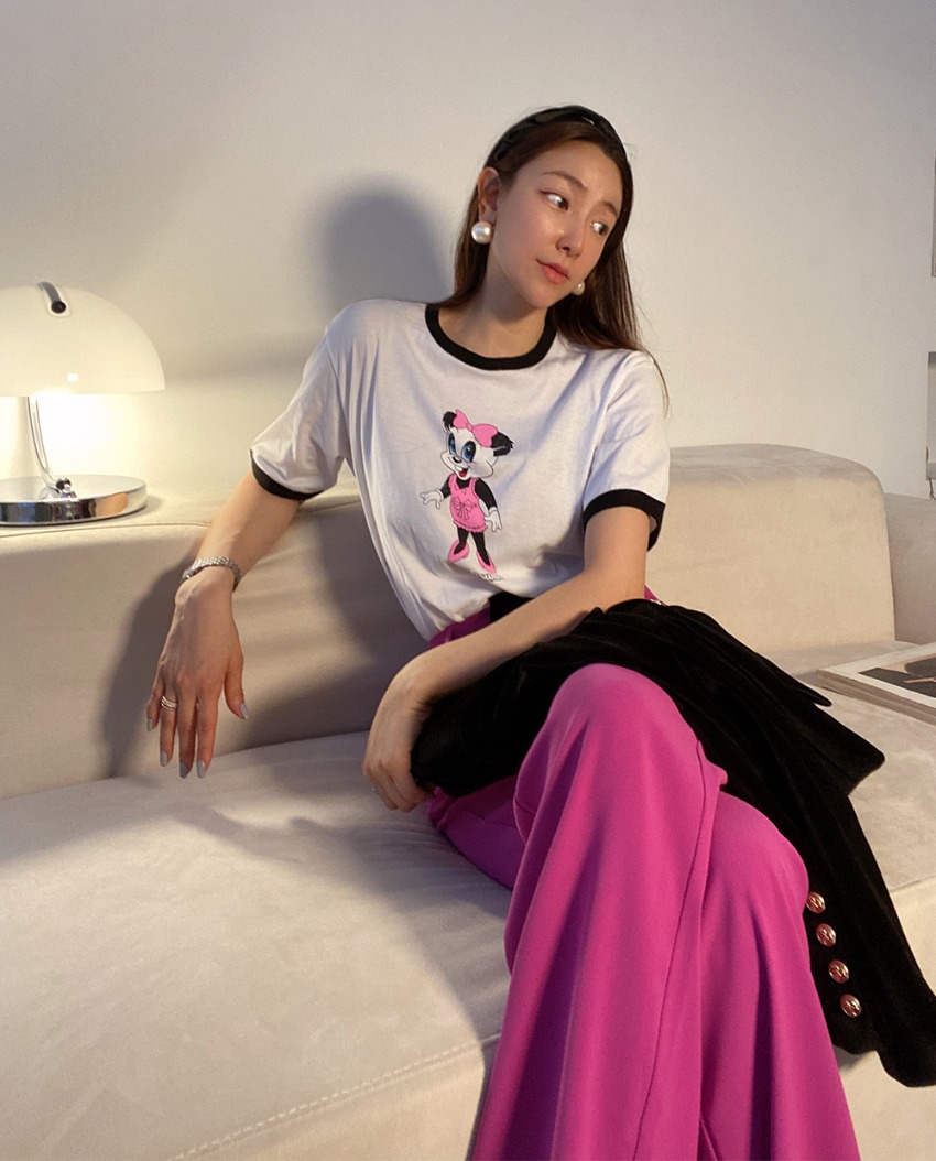 myclassy-Cutie Panda T-shirt♡韓國女裝上衣