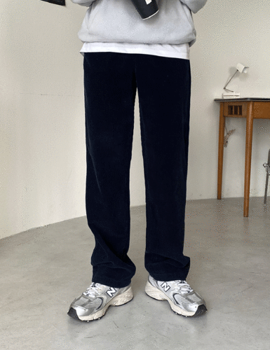 modernsweet-에센셜 세미와이드 코듀로이 밴딩팬츠 7color - 모던스윗(modernsweet)♡韓國男裝褲子