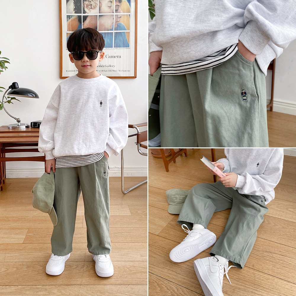 little-bro-토이브로와이드팬츠[팬츠BDN517]♡韓國童裝褲