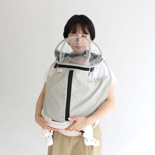 韓國ymmama - 加大碼 / 高級嬰兒背帶套 (米色) 