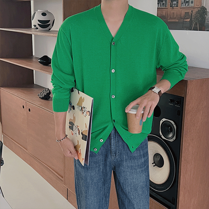 locker-room-센트 에어쿨 린넨 가디건(6colors,린넨70%,M/L)♡韓國男裝外套