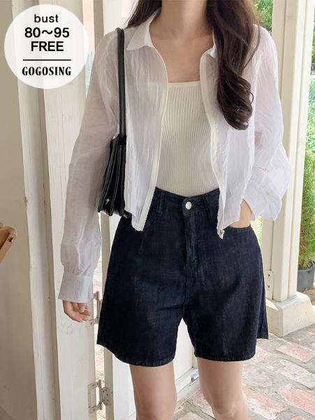 ggsing-[6일10시까지9%할인]큐브 썸머점퍼 (숏,크롭,집업)♡韓國女裝外套