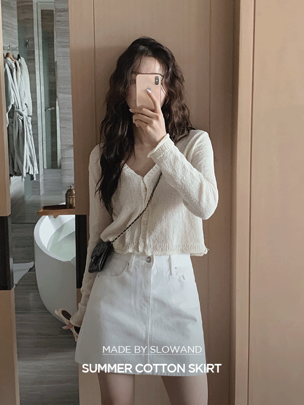 slowand-[기획특가] #SLOWMADE. 탄탄핏 반A 미니스커트 - 3 size♡韓國女裝裙