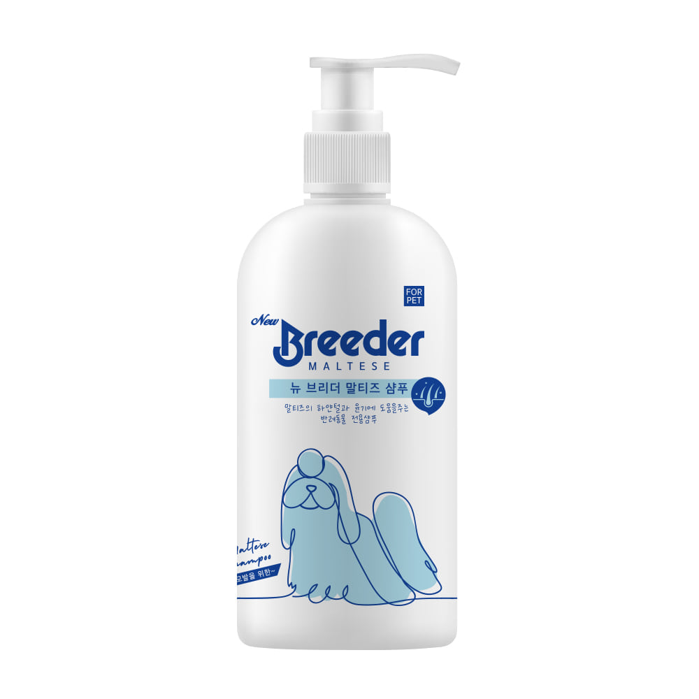 韓國 Breeder Maltese Shampoo 魔天使洗頭水 (白色毛髮專用) 500ml♡寵物清潔用品