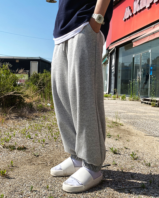 KoreanApparel-[no445.항아리 벌룬핏 여유있는 조거팬츠 (7863)]♡韓國男裝褲子