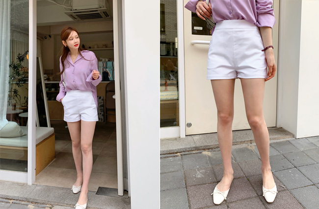 minsshop-(51.마약팬츠)여름내내 코디용 스판 숏팬츠♡韓國女裝褲