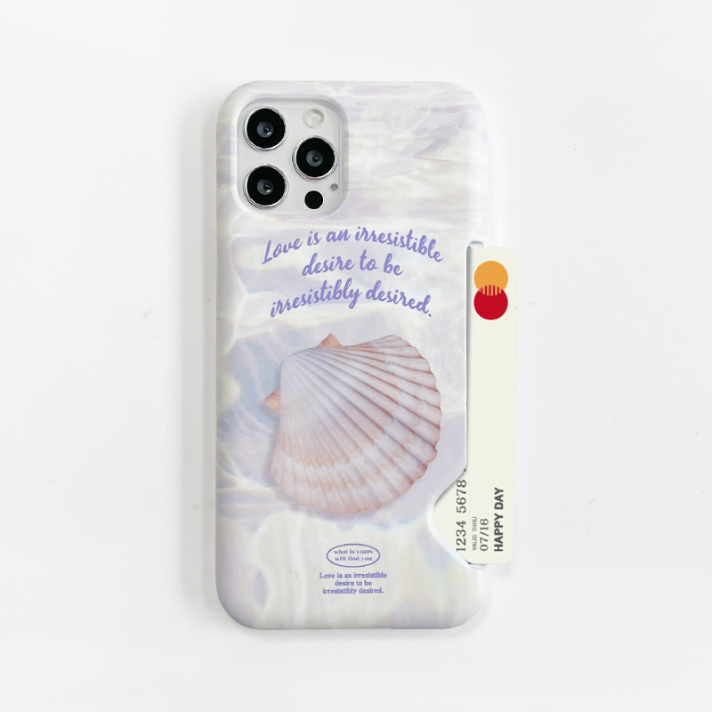 Momo Case – 484 TWINKLE SHELL CARD STORAGE CASE♡韓國文創
