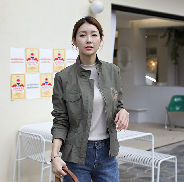 tiramisu-603세컨프릴나염숏사파리♡韓國女裝外套