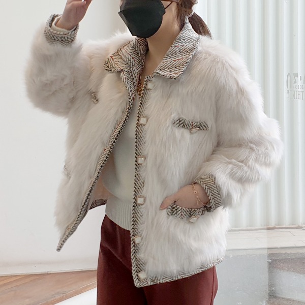 jennifereryn-트렌드룩 여성라인을 살리는 퍼 자켓♡韓國女裝外套