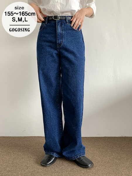 ggsing-[13일10시까지9%할인]데이와이드데님팬츠(난스판,YKK,기장별)♡韓國女裝褲