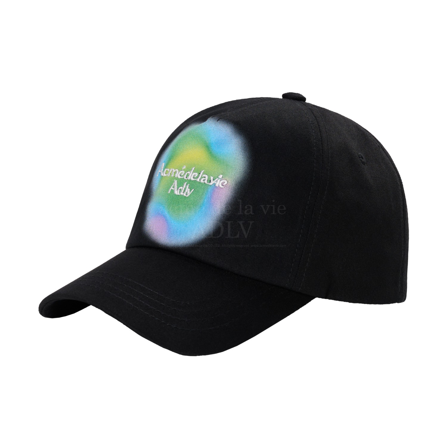 ADLV-[아크메드라비] RAINBOW GRADATION BALL CAP BLACK