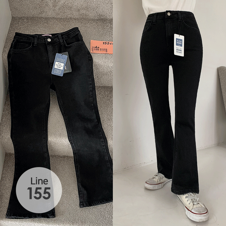 QNIGIRLS-[155Line/친환경원단]모어슬림 롱부츠데님팬츠♡韓國女裝褲