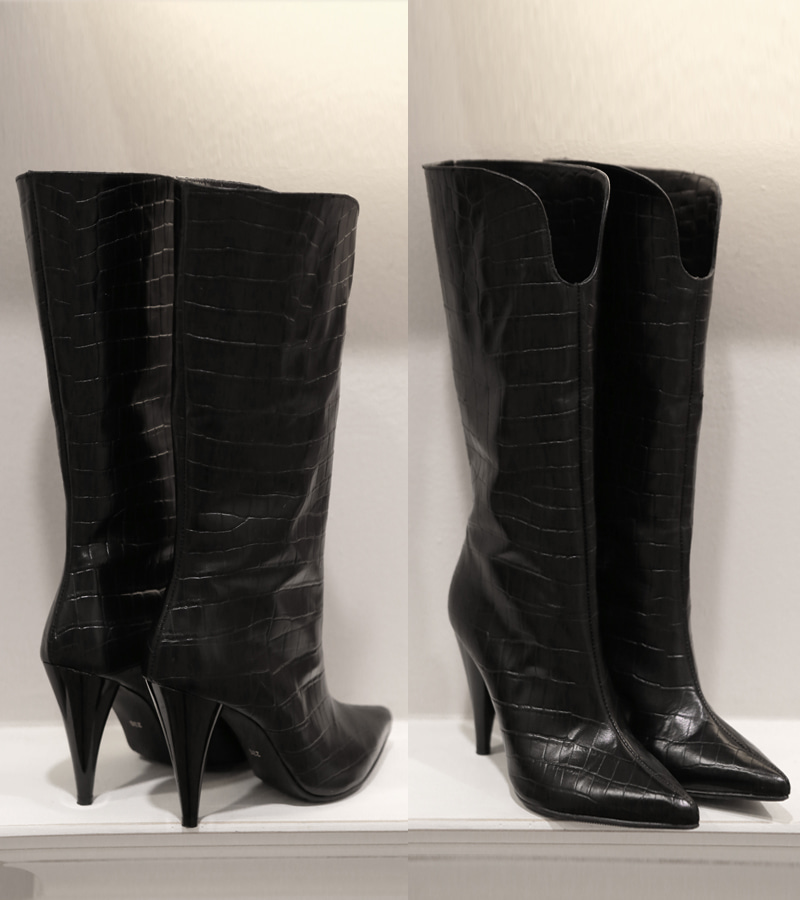 walkingcoco-walking art boots (black)♡韓國女裝鞋