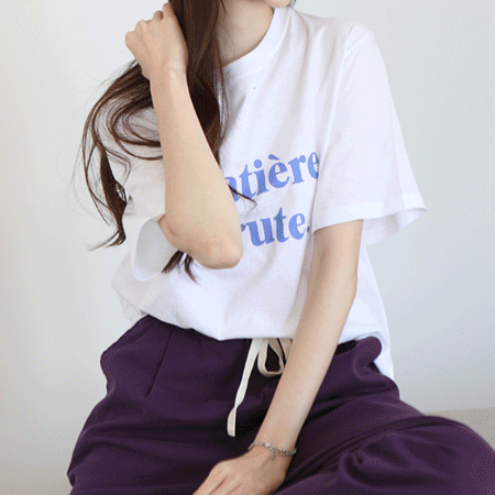 yan-story-[마띠엘 반팔 티셔츠]♡韓國女裝上衣
