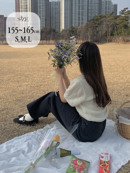 ggsing-[21일10시까지5%할인]딥네이비와이드팬츠(면100%,난스판,YKK,기장별)♡韓國女裝褲