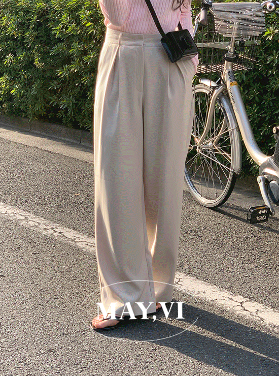 under-vi-[Mayvi] 스프링 투데이 슬랙스 (3 color/4 size)♡韓國女裝褲