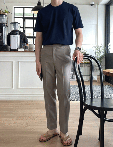 modernsweet-쿨맥스 히든밴딩 슬랙스 4color - 모던스윗(modernsweet)♡韓國男裝褲子