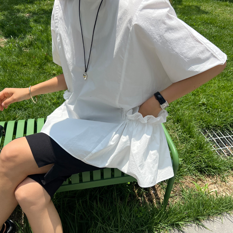 9-room-포민 셔링 블라우스 (3color)♡韓國女裝上衣