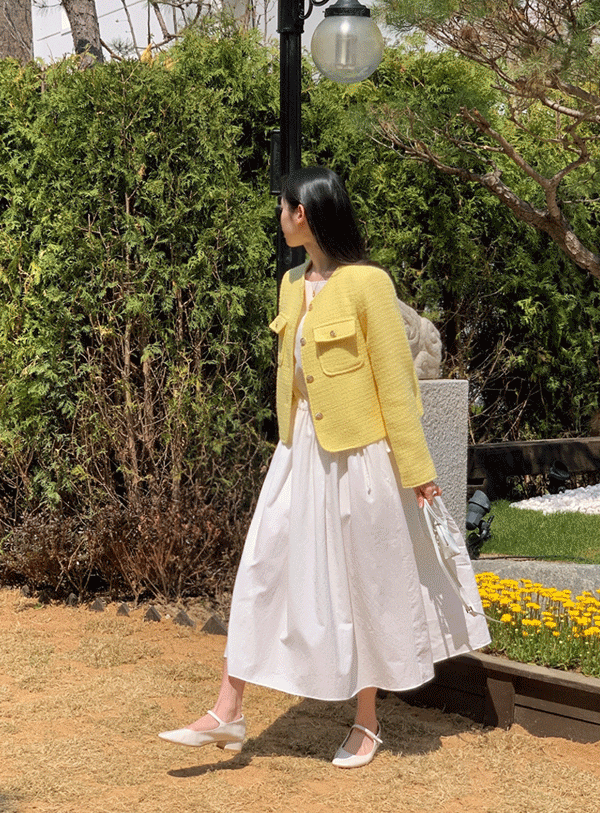 uptownholic-[[봄하객룩/트위드자켓/봄자켓] 쥬빌레 트위드 자켓 (*4color)]♡韓國女裝外套