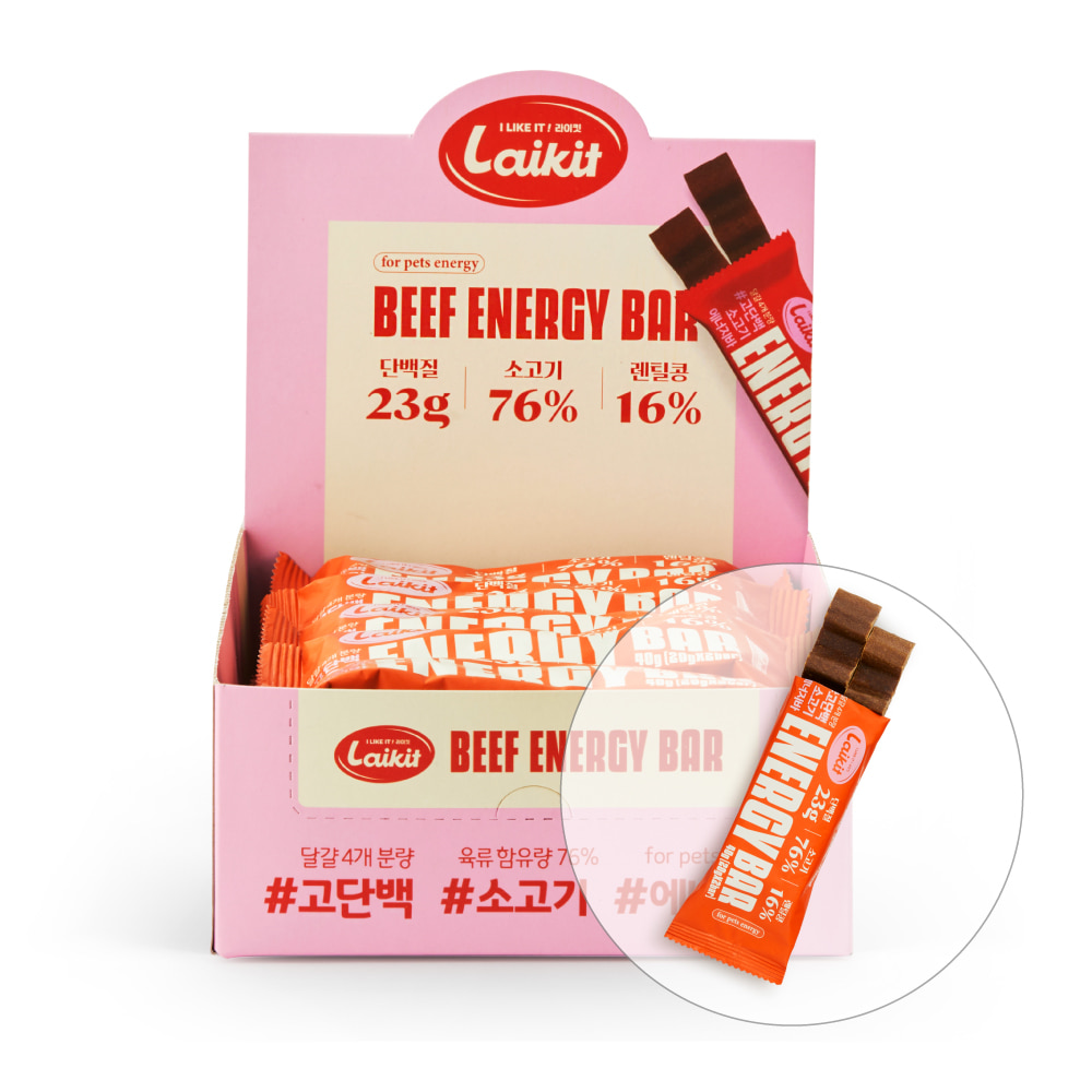 韓國BENNYS-蛋白能量棒 (牛肉) 40 g X 15