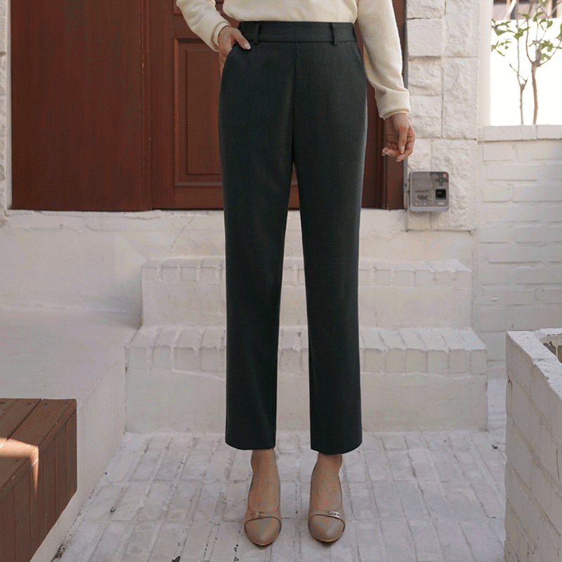 clicknfunny-[매일손이가 세미배기슬랙스[S,M,L사이즈]]♡韓國女裝褲