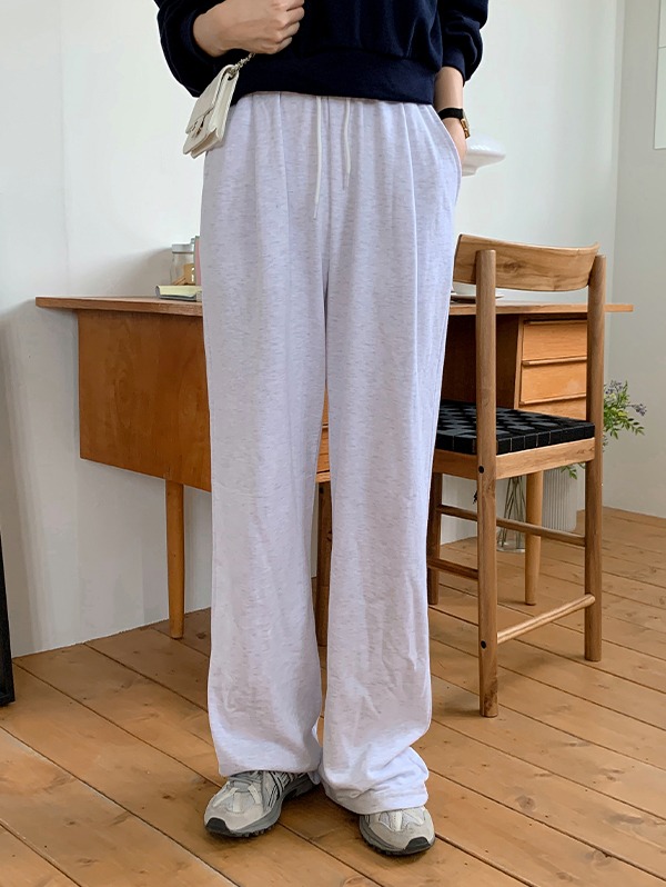 shopperland-[얼리어텀/가을신상/데일리템/10%할인] 소프트 핀턱 밴딩 트레이닝 팬츠 (5color)♡韓國女裝褲