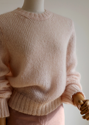 annanblue-Lovely kid Mohair knit(23일 PM5 10% 마감)♡韓國女裝上衣