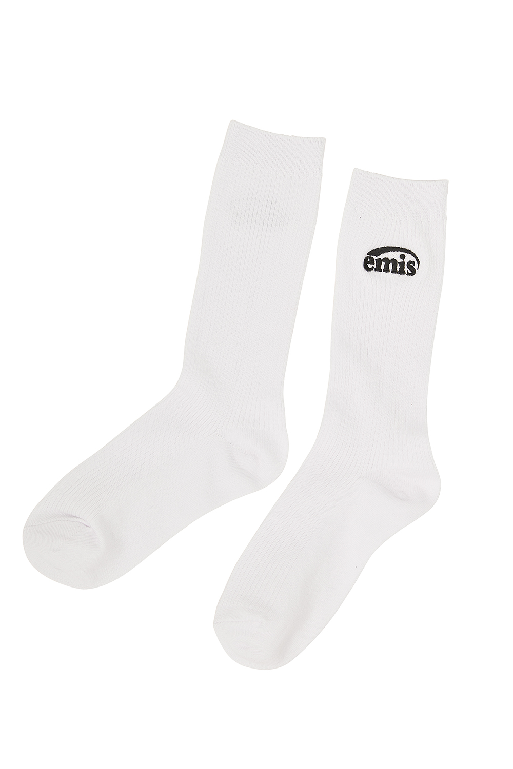 韓國EMIS - (WOMENS) NEW LOGO STITCH SOCKS-WHITE（女式）新款 LOGO 縫線襪-白色