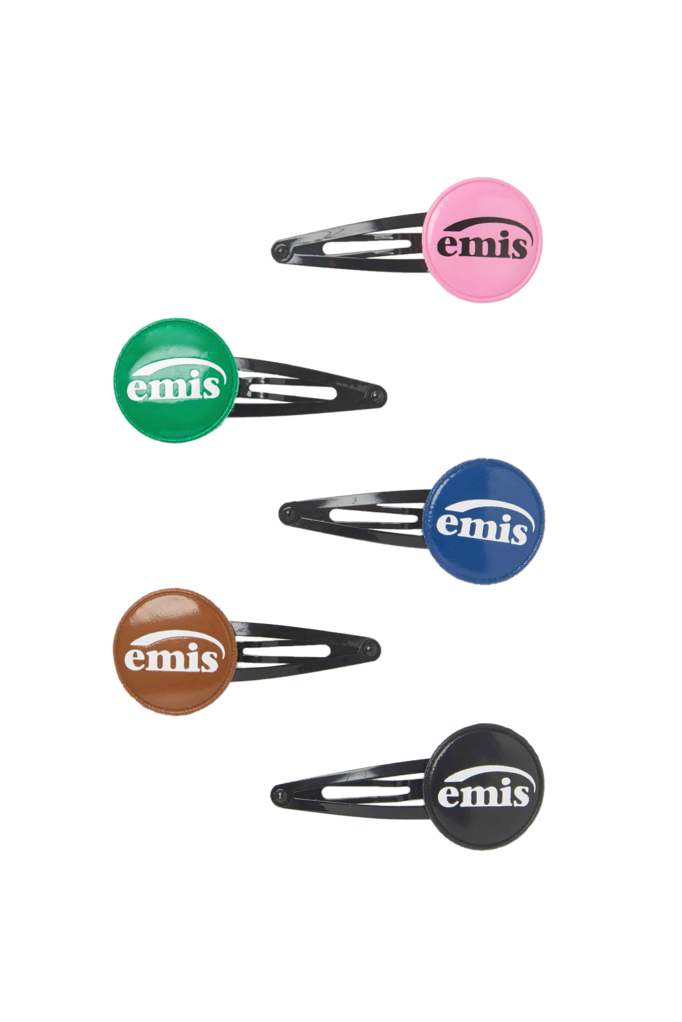 韓國EMIS - ENAMEL CIRCLE HAIRPIN 琺瑯圓髮夾