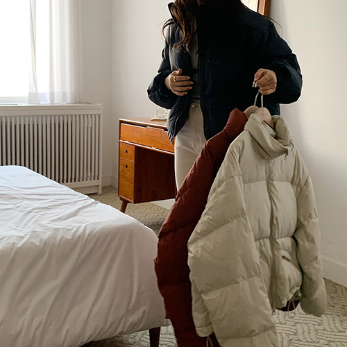 minibbong-[겨울신상10%][숏패딩][당일발송] 올댓 덕다운 숏 패딩 점퍼♡韓國女裝外套