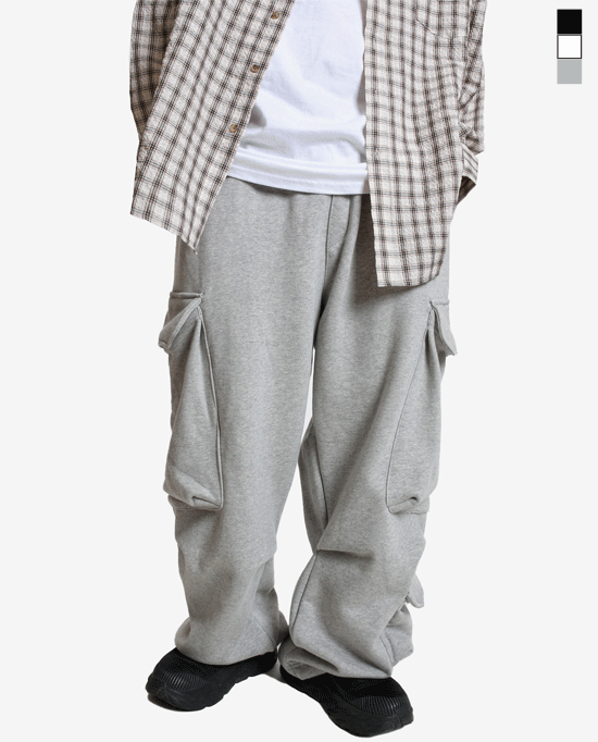 KoreanApparel-[no691.가격 값 하는 입체카고 벌룬 와이드팬츠]♡韓國男裝褲子