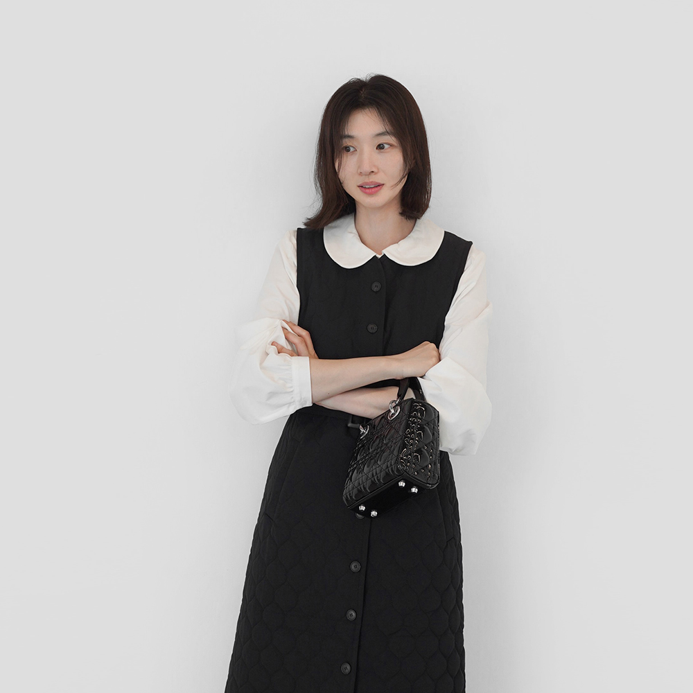 graychic-패딩조끼원피스(2온스)♡韓國女裝連身裙