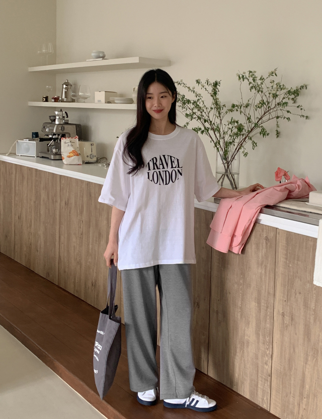 09women-타인티 루즈핏 반팔 티셔츠 74026♡韓國女裝上衣