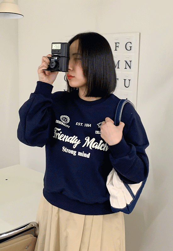 richmood-프랜들리 mtm (3color)♡韓國加大碼上衣