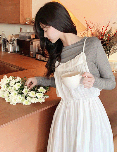 milkcocoa - New5%.lily lace maxi dress ♡韓國女裝連身裙