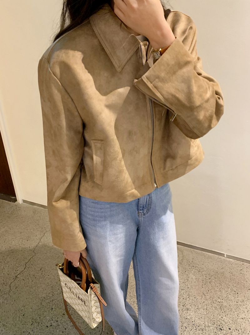 miamasvin - 로델리 스웨이드 자켓♡韓國女裝外套