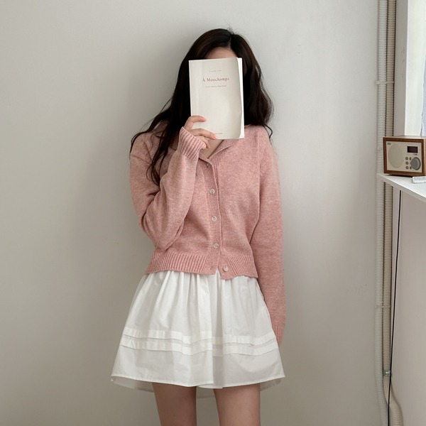 realcoco - [봄가디건] 르미즌 카라 니트 가디건 - 6 Color (컬러추가/데일리룩/하객룩)♡韓國女裝外套