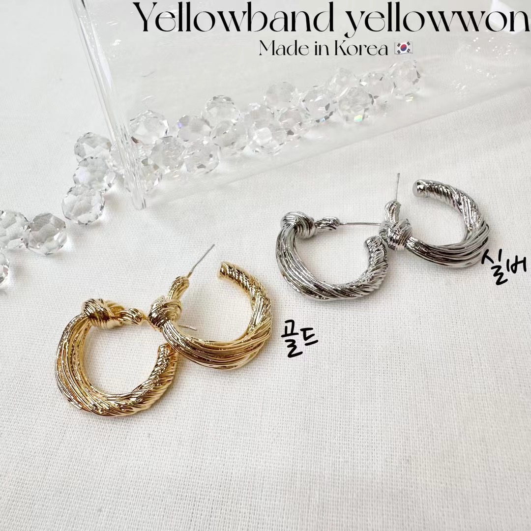 YELLOWBAND 女裝耳環 | 銀針 (2色)