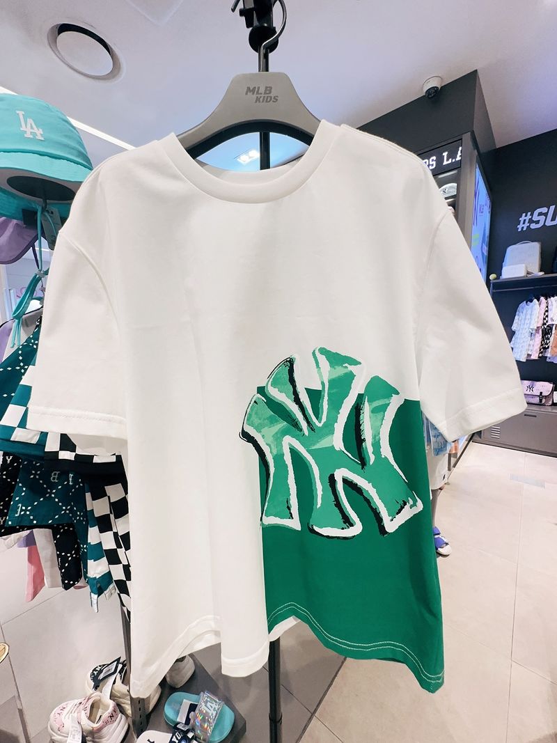 【限時優惠】MLB KIDS | Like Pop Art Big Logo T-shirt NEW YORK YANKEES - White