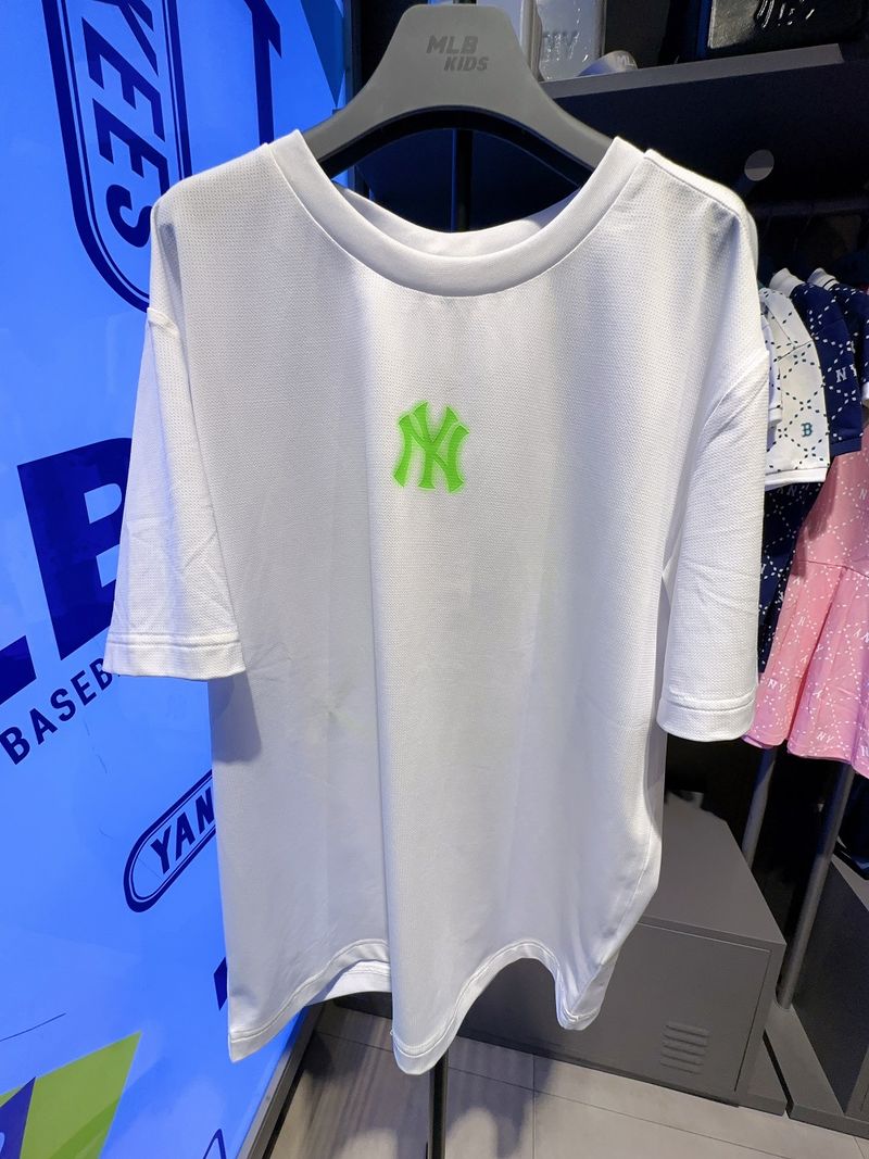 【限時優惠】MLB KIDS | Athleisure Big Logo Short Sleeve T-shirt NEW YORK YANKEES - White