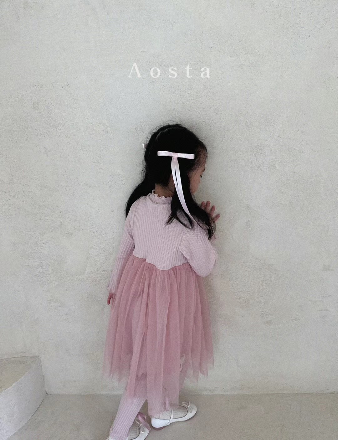 AOSTA 2023♡Camellia ops 韓國童裝連身裙 0~5Y (3色)