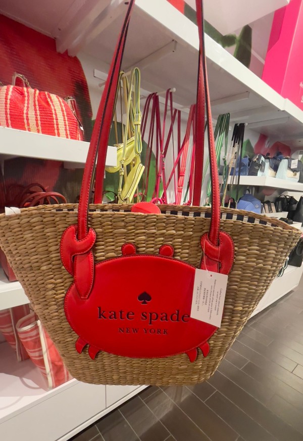 【加拿大空運直送】Kate Spade Pinch Me Crab Large Tote